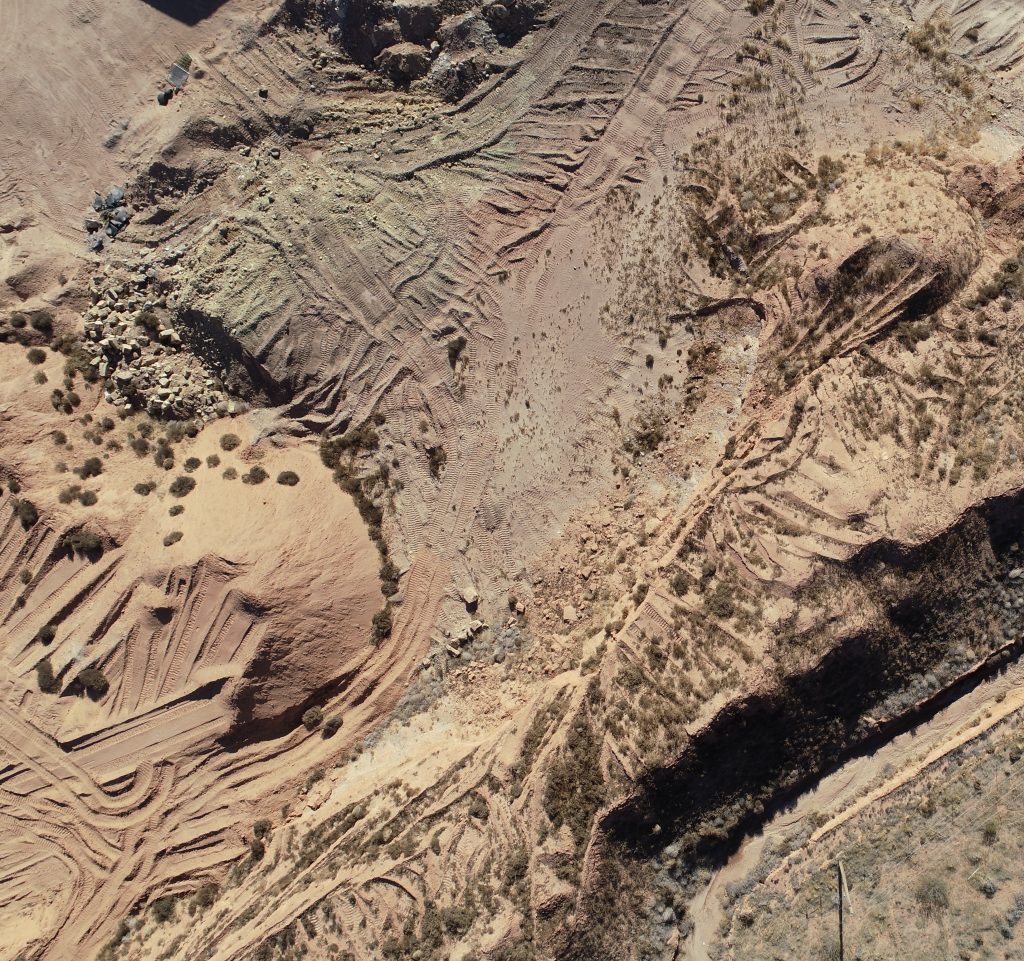 Excavating Red Waters - Drone Image