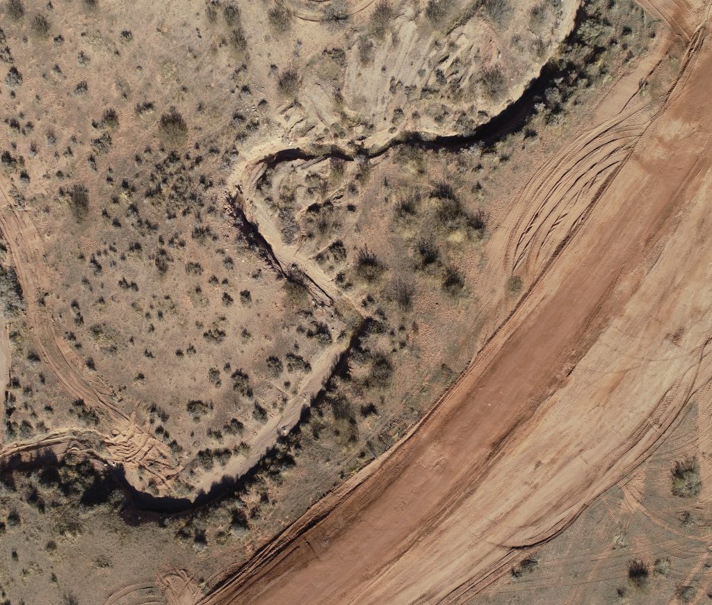 Excavating Red Waters - Drone Image
