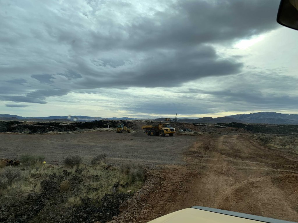 Clouds Over Excavating Black Desert Golf Course